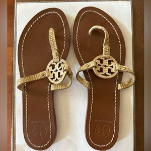 TORY BURCH Mini Miller Sandals Sz 7.5